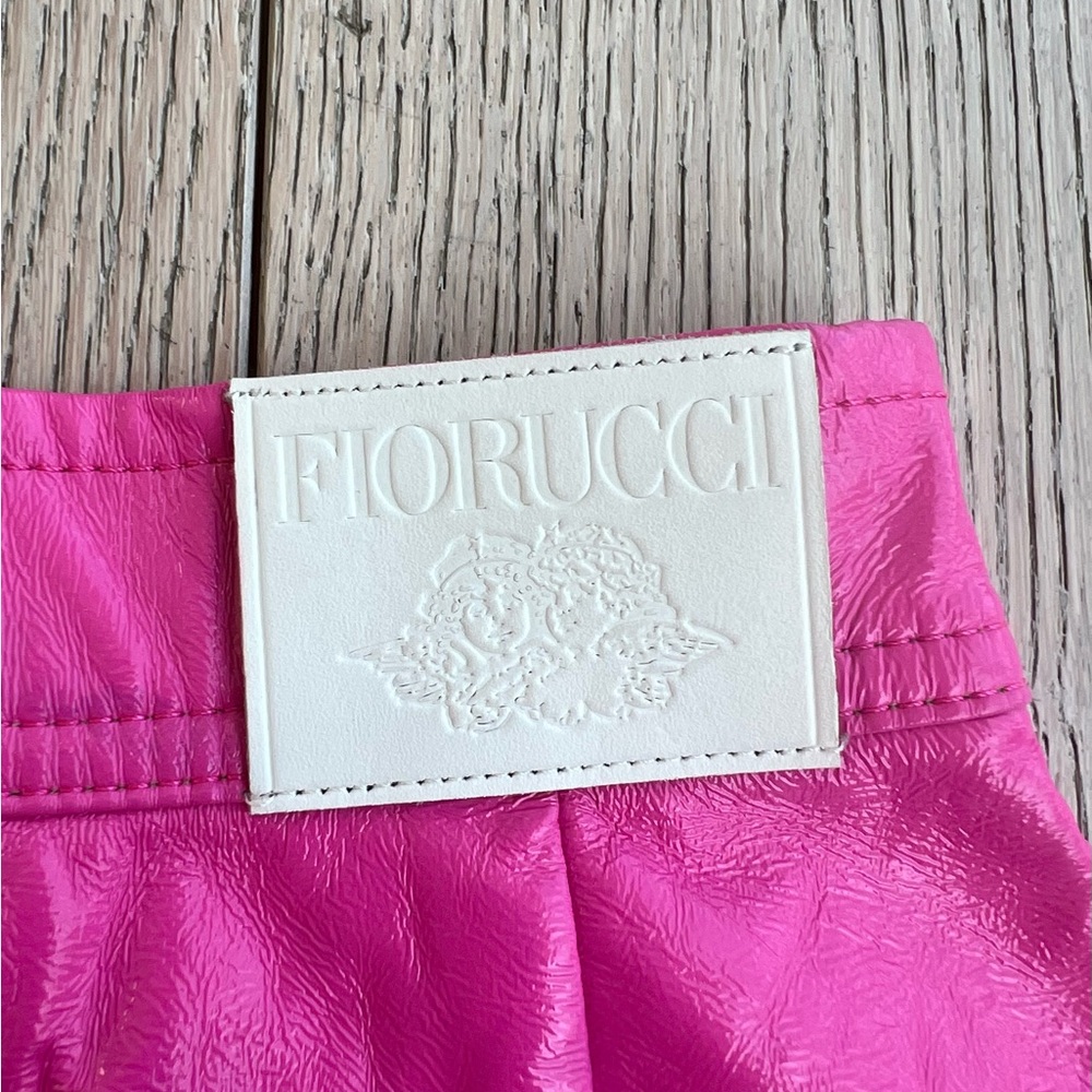 Fiorucci Vinyl Mini Skirt Pink XS